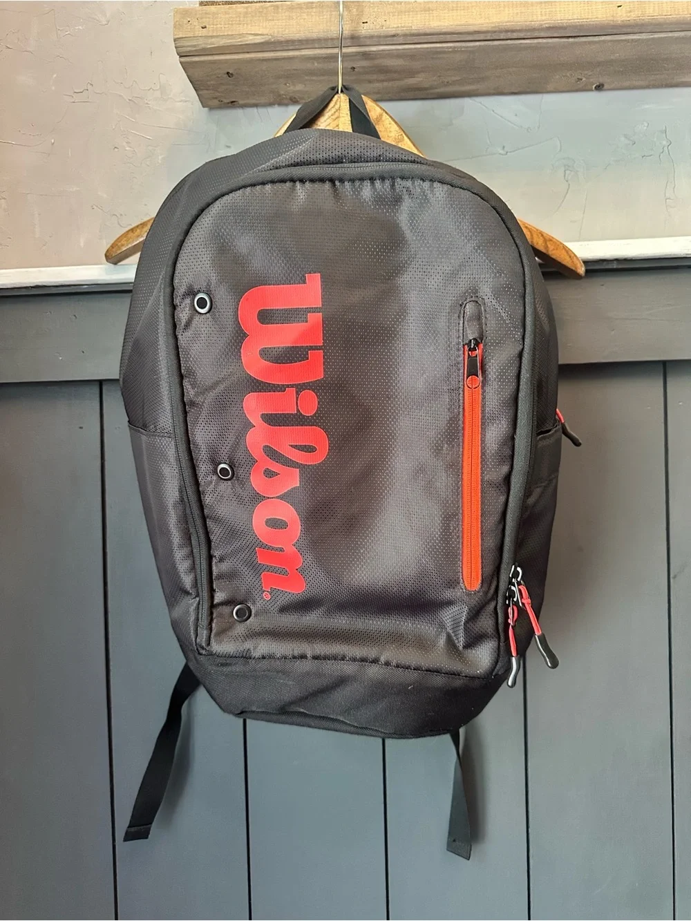 Wilson Tour Tennis Backpack Black Red holds up to two rackets